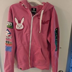 Jinx Overwatch D.va jacket Cosplay